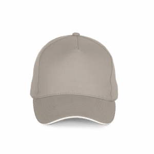 texeco.fr casquette 5 panneaux ps kp189 beige white 1